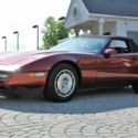1986 Corvette Convertible 4 Speed Manual Trans Original 10,069 MILES Dark Red