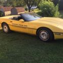 1986 corvette convertible  offical pace car