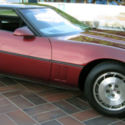 1986 Corvette Maroon Coup Hard Top Convertible Two Tops Low Milage