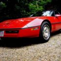 1986 CORVETTE RED CONVERTIBLE, BLACK TOP,GRAPHITE SEATS,12xxx MILES,ALL OPTIONS