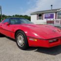 1986 CORVETTE WITH GLASS TOP   SUPER CLEAN AND LOW MILEAGE  76,300 MILES