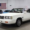 1986 Dodge 600  59707 Miles White Convertible 4cyl Turbo Automatic