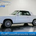1986 Dodge 600 ES LEATHER CONVERTIBLE WELL KEPT CLEAN 31391 Miles