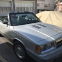 1986 Dodge 600ES Turbo 2-Door Convertible