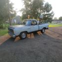 1986 Dodge D150 Pickup Blue RWD Automatic D150
