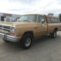 1986 DODGE POWER RAM W 150 4X4 REAL 54000 CALIFORN