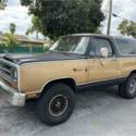 1986 Dodge Ram Charger 0 Miles 8 Cylinder Engine 5.2L/318 Automatic