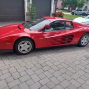 1986 Ferrari Testarossa Single Mirror / Mono Speccio