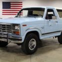 1986 Ford Bronco  80643 Miles Light Blue SUV 302ci V8 4 Speed Automatic
