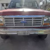 1986 Ford F-150 Red