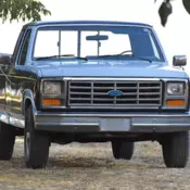 1986 Ford F-250 Diesel Pickup Blue