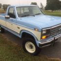 1986 Ford F-250 XL 4WD  solid California truck great condition with great looks!