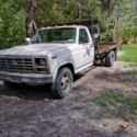 1986 ford F-350 stakebed flatbed lift-gate Diesel 6.9L  No-Reserve