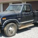 1986 FORD F250 DUALLY PICK-UP TRUCK...NOT RUNNING BUT COMPLETE, PARKED 15 YEARS
