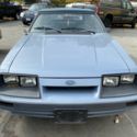 1986 Ford Mustang Convertible Blue RWD Automatic LX