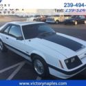 1986 Ford Mustang GT 2-Door Hatchback 13814 Miles White  5.0L V8 OHV 16V Manual