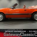 1986 Ford Mustang GT 3905 Miles Bright Red Convertible 5.0L V8 FI OHV 4 Speed Au