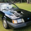 1986 Ford Mustang Hatchback Black RWD Manual SVO