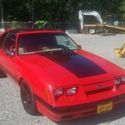 1986 Ford Mustang Sedan Red RWD Manual LX