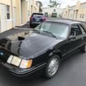 1986 Ford Mustang SVO Black with Charcoal Grey Interior
