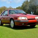 1986 Ford Mustang SVO Medium Canyon Red (2A) Leather- show room condition