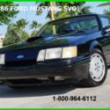 1986 FORD MUSTANG SVO TURBO NO RESERVE FASTEST MUSTANG MANUAL ALL ORIGINAL