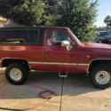 1986 GMC Jimmy SUV Red 4WD Automatic K1500