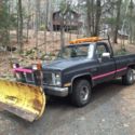 1986 GMC Sierra Classic k1500 with 7.5&#039; Fisher Speedcast Plow 350 5.7 4x4