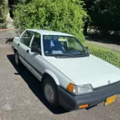 1986 Honda Civic White 1500 S