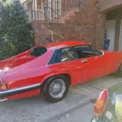 1986 Jaguar XJ S V12, Red with Leather Biscuit Interior