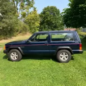 1986 Jeep Cherokee SUV Blue
