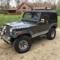 1986 Jeep CJ-7 Laredo, orig unrestored, 4M Charcoal Met, 258, 5 spd, A/C, 36K mi