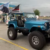 1986 Jeep CJ Blue CJ7