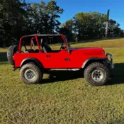 1986 Jeep CJ SUV Red CJ7