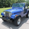 1986 JEEP CJ7 4X4 * Low Miles RARE  5 SPEED WIDE TRAC FRESH RESTORATION ALL NEW