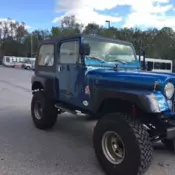 1986 jeep cj7 small block Chevy 383 - hardtop, 5 speed manual trans