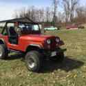 1986 Jeep CJ7 SUV Orange 4WD Manual CJ7