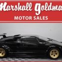 1986 LAMBORGHINI COUNTACH IS BLACK WITH BLACK LEATHER INTERIOR ONLY 23300 MILES