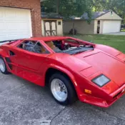 1986 Lamborghini Countach/ Pontiac Fierro Kitcar