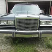 1986 Lincoln Town Car Signature Series 45,000 On Engine Carriage Top Sunroof