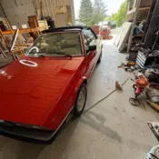 1986 Maserati Spyder Convertible Red