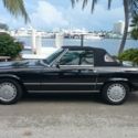 1986 MERCEDES 560SL BLACK / TAN INTERIOR SOFT TOP LIKE NEW BEST COLOR COMBO