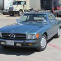 1986 Mercedes 560sl Convertible, 2 Door, V8, Turquiose Color