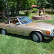 1986 Mercedes 560sl Convertible w/Hard Top
