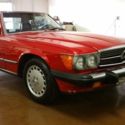 1986 Mercedes 560SL Original Paint 94k mi., Both Tops, Books, Red and Spotless!!