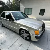 1986 Mercedes-Benz 190E Sedan Brown RWD Manual E 2.3-16