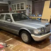 1986 Mercedes-Benz 300SDL Sedan Blue SDL