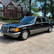 1986 Mercedes Benz 420 SEL Classic Vintage 4 Door Sedan 4.2 V8