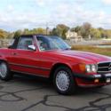 1986 Mercedes-Benz 560 Series 560SL 130,000 Miles RED  8 Cylinder Engine 5.5L/33