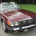 1986 Mercedes-Benz 560 Series 560SL 86034 Miles Burgundy  8 Cylinder Engine 5.5L